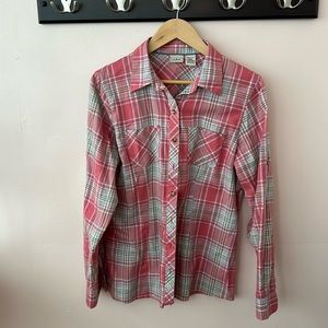 Pink LL Bean Flannel